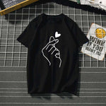 Women's t-shirt Harajuku love t shirt women feminina ladies
