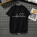 Women's t-shirt Harajuku love t shirt women feminina ladies