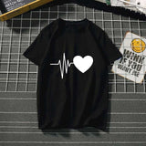 Women's t-shirt Harajuku love t shirt women feminina ladies