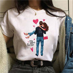 Hot Sales Printed Female Tshirt Women Fashion Graphic
