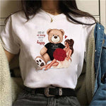 Hot Sales Printed Female Tshirt Women Fashion Graphic