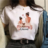 Hot Sales Printed Female Tshirt Women Fashion Graphic