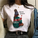Hot Sales Printed Female Tshirt Women Fashion Graphic