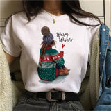 Hot Sales Printed Female Tshirt Women Fashion Graphic