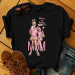 Girl Mom T shirt Women Mother's Love Print Black T-shirt Harajuku Mama TShirt Tops tee shirt Femme