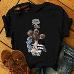 Girl Mom T shirt Women Mother's Love Print Black T-shirt Harajuku Mama TShirt Tops tee shirt Femme
