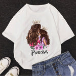 Girl Mom T shirt Women Mother's Love Print Black T-shirt Harajuku Mama TShirt Tops tee shirt Femme