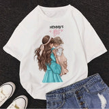 Girl Mom T shirt Women Mother's Love Print Black T-shirt Harajuku Mama TShirt Tops tee shirt Femme