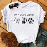 Maycaur Fashion Women Dogs Paws T Shirt Peace Love Dogs Funny