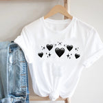 Women Printing Butterfly 90s Sweet Love Kawaii Valentine's