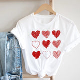 Women Printing Butterfly 90s Sweet Love Kawaii Valentine's
