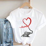 Women Printing Butterfly 90s Sweet Love Kawaii Valentine's
