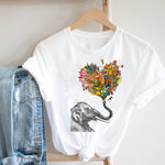 Women Printing Butterfly 90s Sweet Love Kawaii Valentine's