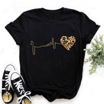 Summer Hot Sale Sexy Leopard Print Lip Print Black