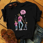 Girl Mom T shirt Women Mother's Love Print Black T-shirt Harajuku Mama TShirt Tops tee shirt Femme