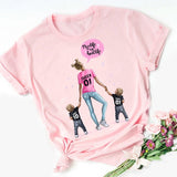 Girl Mom T shirt Women Mother's Love Print Black T-shirt Harajuku Mama TShirt Tops tee shirt Femme