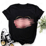 Summer Hot Sale Sexy Leopard Print Lip Print Black