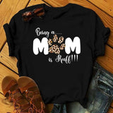 Girl Mom T shirt Women Mother's Love Print Black T-shirt Harajuku Mama TShirt Tops tee shirt Femme