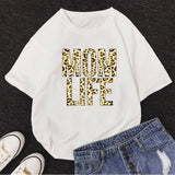 Girl Mom T shirt Women Mother's Love Print Black T-shirt Harajuku Mama TShirt Tops tee shirt Femme