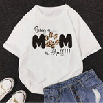 Girl Mom T shirt Women Mother's Love Print Black T-shirt Harajuku Mama TShirt Tops tee shirt Femme