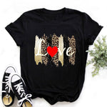 Summer Hot Sale Sexy Leopard Print Lip Print Black