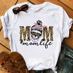 Women's T-shirt Harajuku Skull Deer Camouflage Burlap Turban