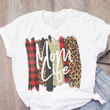 Girl Mom T shirt Women Mother's Love Print Black T-shirt Harajuku Mama TShirt Tops tee shirt Femme