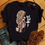 Hot Sales Printed Female Tshirt Women Fashion Graphic
