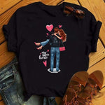 Hot Sales Printed Female Tshirt Women Fashion Graphic