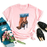 Hot Sales Printed Female Tshirt Women Fashion Graphic