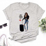 Hot Sales Printed Female Tshirt Women Fashion Graphic