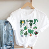 Women Printing Floral Flower 90s Cartoon Ladies Streetwear