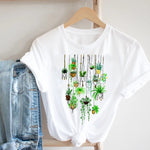 Women Printing Floral Flower 90s Cartoon Ladies Streetwear