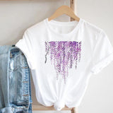 Women Printing Floral Flower 90s Cartoon Ladies Streetwear