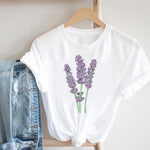 Women Printing Floral Flower 90s Cartoon Ladies Streetwear