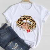 T-shirts Women Make Up Crown Fashion 90s Trend 2021