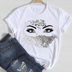 T-shirts Women Make Up Crown Fashion 90s Trend 2021