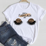 T-shirts Women Make Up Crown Fashion 90s Trend 2021