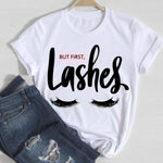 T-shirts Women Make Up Crown Fashion 90s Trend 2021