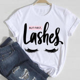 T-shirts Women Make Up Crown Fashion 90s Trend 2021