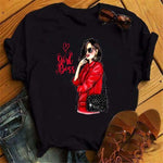 Hot Sales Printed Female Tshirt Women Fashion Graphic