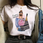 Hot Sales Printed Female Tshirt Women Fashion Graphic
