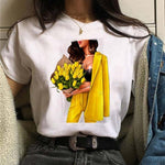 Hot Sales Printed Female Tshirt Women Fashion Graphic