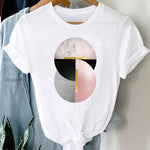 T-shirts Women 90s Clothing Casual Ladies Cute Printing