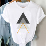 T-shirts Women 90s Clothing Casual Ladies Cute Printing