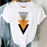 T-shirts Women 90s Clothing Casual Ladies Cute Printing