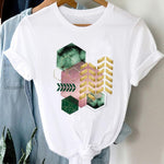 T-shirts Women 90s Clothing Casual Ladies Cute Printing