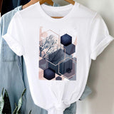 T-shirts Women 90s Clothing Casual Ladies Cute Printing