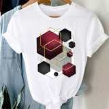 T-shirts Women 90s Clothing Casual Ladies Cute Printing