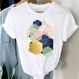 T-shirts Women 90s Clothing Casual Ladies Cute Printing